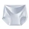 Bragas de Cintura Alta con Cinturilla Ancha Simple, Entrepierna Plana Cómoda, Suaves, Amigables con la Piel, Cobertura Total, Alta Elasticidad, Anti-pellizcos, Ropa Interior para Mujer 2253