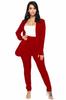 Desejo Feminino Europeu e Americano Moda OL Elegante Conjunto de Duas Peças Profissional Casual Calças de Manga Comprida Terno Pequeno