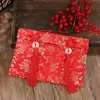 Casamento 60.000-100.000 Grandes Envelopes Vermelhos para Recém-Casados, Festivos Envelopes Vermelhos de Tecido Estilo Chinês, Fecho de Segurança Estilo Chinês, Pacote Atacado de 10.000 Yuan