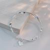 Pulsera Mobius Jiyan Pie de Plata de Ley 9999 Campana de Huang Caishen Pulsera de Nicho Pulsera de Dos Generaciones Regalo