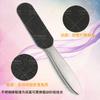 Placa para frotar pies de lija de doble cara de acero inoxidable herramienta para frotar piel muerta y callos C001 tabla para afilar pies con mango hueco cepillo de afeitar