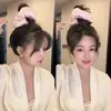 Goma para el pelo Scrunchie de Almohada con Relleno de Algodón, Goma para el pelo de Satén de Seda para Dormir, Accesorio para Moño
