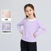 Camiseta de Manga Longa para Meninas Cotton Hall Classe A Doce Algodão Elástico Laço Falso Duas Peças Gola Redonda Primavera/Outono Bebê Criança Pequena