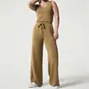 Mono de mujer informal ajustado de moda europea y americana, sin mangas, color sólido, con cuello en V, primavera/verano 2023