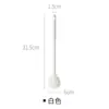 Escova de Limpeza de Copos com Cabo Longo, Escova de Silicone para Copo de Água, Flexível, Sem Cantos Mortos, Escova Especial para Fundo de Mamadeira e Copo, Escova de Limpeza Multifuncional Doméstica