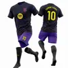 2627 Jersey de Fútbol del Barcelona Número 10 Yamal Messi Apariencia Ropa de Entrenamiento Patrón Piedra Morada Jersey Mamba Negra