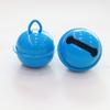 Campana Redonda Pequeña para Mascotas de 22 mm de Colores Pintados Dulces, Accesorios DIY para Llavero, Campana Colgante de Metal Navideño
