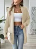 Amazon 2026 Nuevo Estilo Comercio Exterior Ropa para Mujer Sencillo Temperamento Versátil Holgado Tejido de Punto Cárdigan Multicolor Top