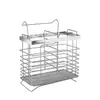 Soporte para Palillos de Acero Inoxidable Caja de Almacenamiento para Palillos del Hogar Jaula para Palillos Estante de Pared para Cucharas de Cocina Molde a Prueba de Humedad
