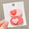 2025 Nuevo Pasador Rosa Dopamina Y2K para Mujer Clip para Flequillo Lateral Pequeño Dulce y Lindo Tocado de Moda