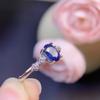 Anillo de Zafiro Natural Boutique Azul Real Simboliza Lealtad, Fidelidad, Compasión e Integridad, Segundo Solo Después del Diamante