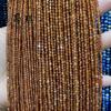 Granada laranja natural cortada contas soltas contas redondas contas facetadas colar semi-acabado acessórios DIY atacado