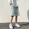 Fabricante Original Shorts Florales Tie-Dye de Seda de Hielo para Hombre Verano Holgados Casuales Vacaciones Pantalones de Cinco Puntos Marca de Moda Pantalones de Secado Rápido