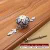 Sapateira, armário, guarda-roupa, armário, punho, europeu moderno moderno minimalista cerâmica pastoral, liga de zinco, único furo de prata, punho de prata, fábrica