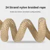 Nova Guia para Cachorro Corda Refletiva de Nylon Imitado à Prova de Explosão para Animal de Estimação Em Estoque Atacado