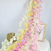 135 cabeça simulação flor de cerejeira trepadeira casamento arco de casamento janela de fotografia pendurado trepadeira de flor decorativa flor de seda diy