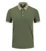 Camisa polo color a juego solapa cultura publicidad shirt LOGO algodón perlado overol estampado DIY camisa polo hombre