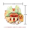 Imanes de Nevera Culturales y Creativos de Shandong, Souvenirs Turísticos de las Ciudades de Jinan y Weihai, Pegatinas Magnéticas Decorativas, Al Por Mayor en Stock