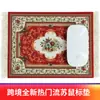 Oriente Médio Roupa Egípcia Resistente ao Desgaste Mouse de Vento Borda de Pelo de Feltro Retrô Escritório Jogo Mouse Pad Estético Presente Borla Anti