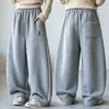 Pantalones Anchos Holgados para Niñas Primavera y Otoño Pantalones Casuales Cintura Elástica Tallas Grandes Pantalones Largos hasta el Suelo Ropa de Niños Moderna y Genial Pantalones para Otoño