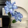 Pintura a óleo de alta qualidade lírio flores artificiais, flores de casamento, flores artificiais, arranjos de flores de casamento, arranjos de flores de chão, arranjos florais, flores de seda feitas à mão