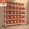 Estante de Almacenamiento para Baloncesto Escuela Jardín de Infancia Estante para Baloncesto Móvil Estante para Balones de Exterior Baloncesto Voleibol Fútbol Estante de Almacenamiento para Baloncesto