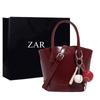 Bolsa de balde vermelha retrô de alta qualidade para mulheres, bolsa de nicho para outono e inverno, bolsa de casamento para noivas, bolsa portátil para deslocamento diário