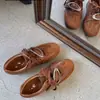 Zapatos de Entrenamiento Retro Alemanes con Cordones de Venta Caliente para Mujer 2026 Nuevo Estilo Otoño Estilo Universitario Casual Versátiles Zapatos Deportivos Suela Gruesa Zapatos de Plataforma