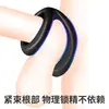 Anel Duplo Anel de Bloqueio de Sêmen Silicone Anel de Restrição Duplo Exercitador Masculino Dispositivo de Masturbação Brinquedo Sexual Dropshipping