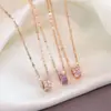 Acero Titanio Chapado Oro Real Nueva Llegada Pequeño Hombre Cintura Cadena Clavícula ins Estilo Frío Collar Cadena Sencilla Joyería de Moda para Mujeres