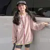 Roupas de Proteção Solar para Meninas Verão 2026 Novo Estilo Crianças Proteção UV Super Bonita Roupas de Verão para Crianças Mais Velhas Jaqueta Leve com Capuz