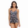 Traje de baño dividido de talla grande 2023 AliExpress Europeo y Americano Comercio exterior bikini sexy Amazon floral estampado vintage