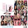 Coleção de Entretenimento Coreano 50 Peças de Tinta Rosa Ale Jintai Heng Shen Zhen Pei Zhuyun Liu Zhimin Cartões Periféricos a Laser 50