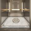 Alfombrillas para Ascensor con Logos Personalizados, Cubiertas de Piso de PVC Especiales para Cabinas, Alfombrillas de Goma Engrosadas, Imitación de Mármol Hecho a Medida