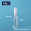 En Stock 30ml 50ml 100ml Botellas Transparentes con Atomizador Botellas Dispensadoras de Alcohol Perfume Botellas con Atomizador de Presión Botellas Pequeñas Atomizadoras de PET