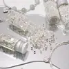 Plata Quebrada Varios Dos DIY Hecho a Mano Cuentas Conservación del Color Grueso Plata Cuadrada Cuenta Cuenta Pulsera Dispersa Pulsera Material Accesorios