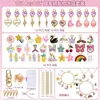 Set de Joyería de Resina de 151 Piezas, Colgantes de Animales en Forma de Corazón, Pulsera DIY para Niños, Accesorios para Collares, Collar para Niños