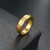 Anillo Popular de Alta Gama Color Oro Arena que No se Desvanece para Mujer, Anillo de Pareja de Moda y Tendencia, Joyería Popular para Manos al por Mayor