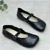 Zapatos de Mujer Estilo Retro 2026 Nuevo Modelo Zapatos Mary Jane, Elegantes y Modernos Zapatos Planos de Cuadrado para Abuela, Zapatos de Boca Baja