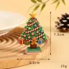 2026 Árvore de Natal Resina Mini Enfeites Presentes de Natal Enfeites de Carro Autoadesivos Enfeites de Mesa