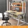 Escritorio para computadora Escritorio de escritorio Escritorio para el hogar Escritorio con estantería Escritorio integrado Mesa de estudio para estudiantes Juego de mesa y silla simple para dormitorio