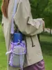Bolsa para Botella de Agua con Cordón de Contraste de Color 2026, Bolso Cruzado Único y Elegante para Exteriores para Acampar y Senderismo, Moderno Bolso para Guardar el Teléfono