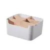 Caja de Almacenamiento de Cosméticos de Escritorio, Organizador de Compartimentos para Tocador, Estante para Lápices Labiales, Productos de Cuidado de la Piel, Artículos Varios, Estante de Almacenamiento para Papelería