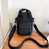 Bolsa Cruzada Casual Nueva Primavera y Verano Tela de Nailon Casual Más Fácil de Combinar Bolso de Hombro Pequeño Bolso para Teléfono Móvil de Fitness al Aire Libre Ciclismo