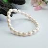 Pulseira de Pérolas de Água Doce Naturais Guan Yu Pérola em Forma de Arroz Alto Brilho Pulseira para Mulheres Atacado de Fábrica e Dropshipping S3050902