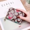 Portatarjetas Plegable para Mujer al por Mayor 2024 Nuevo Estilo Coreano Moderno Múltiples Ranuras para Tarjetas Posición para Monedas Billetera Multifuncional Personalizada Tendencia