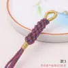 Chaveiro de Borla de Milho de Xizang Tecido à Mão Pingente para Bolsa Carro Corda Estilo Étnico Borla de Algodão Torcida à Mão