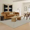 Tapete de Lã Liso Sala de Estar Mesa de Centro Sofá Tapete Cor Sólida Redondo Oval Quarto Lateral de Cama Cobertor Nórdico Simples Moderno