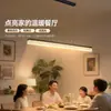 Lámpara Colgante Minimalista Italiana para Restaurante, Sensación de Lujo Ligero y Alta Gama, Lámpara de Mesa Lineal Minimalista para Barra, Luz Lineal Larga Ajustable para Comedor