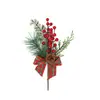 Agulhas de Pinheiro Simuladas Douradas Amazon Natal Frutas Vermelhas de Natal Pinhas Acessórios de Corte de Agulhas de Pinheiro Decoração de Feriado Transfronteiriça